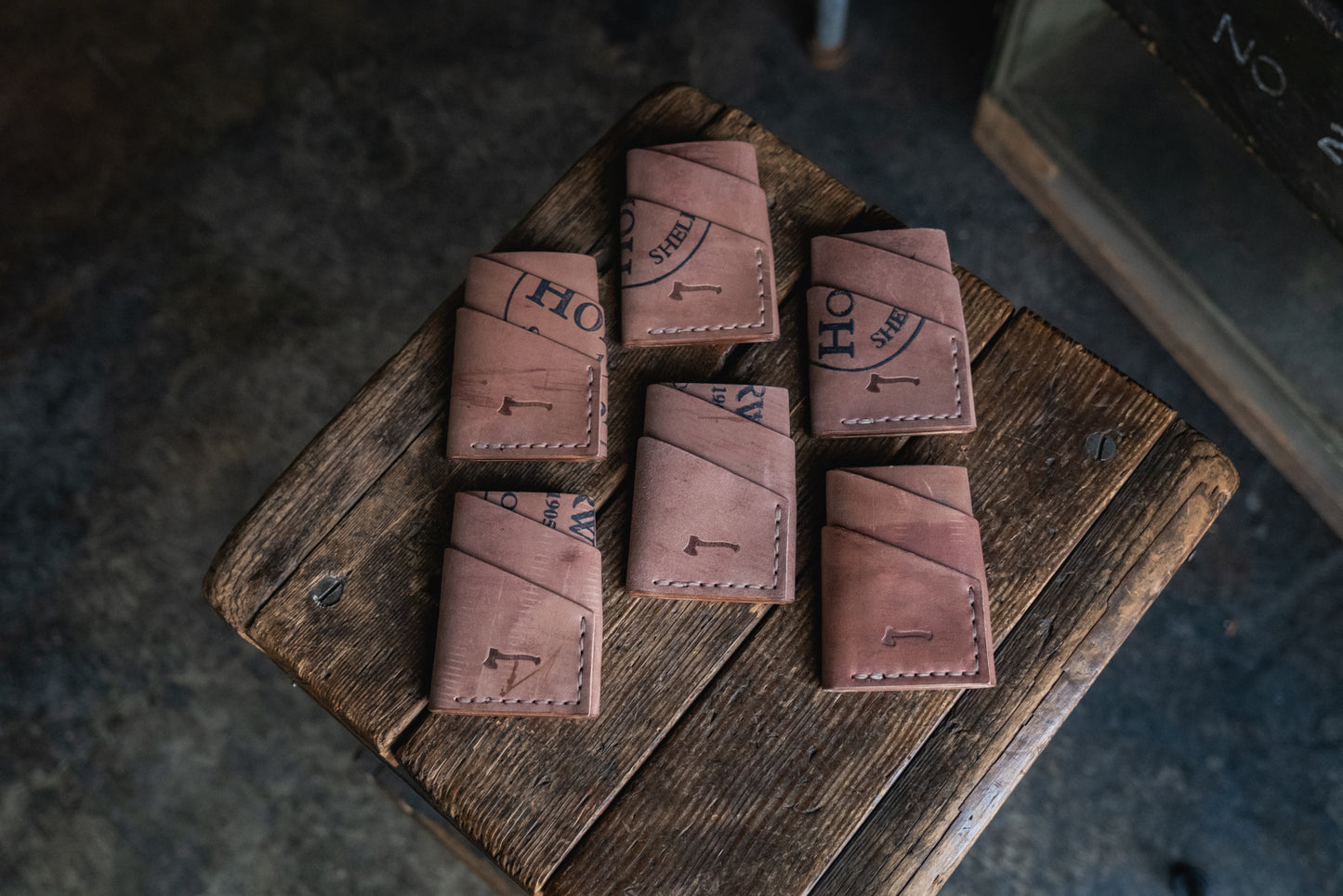 Horween Shell Cordovan Port Wallet by Craft and Lore handmade leather rugged durable minimal card pocket