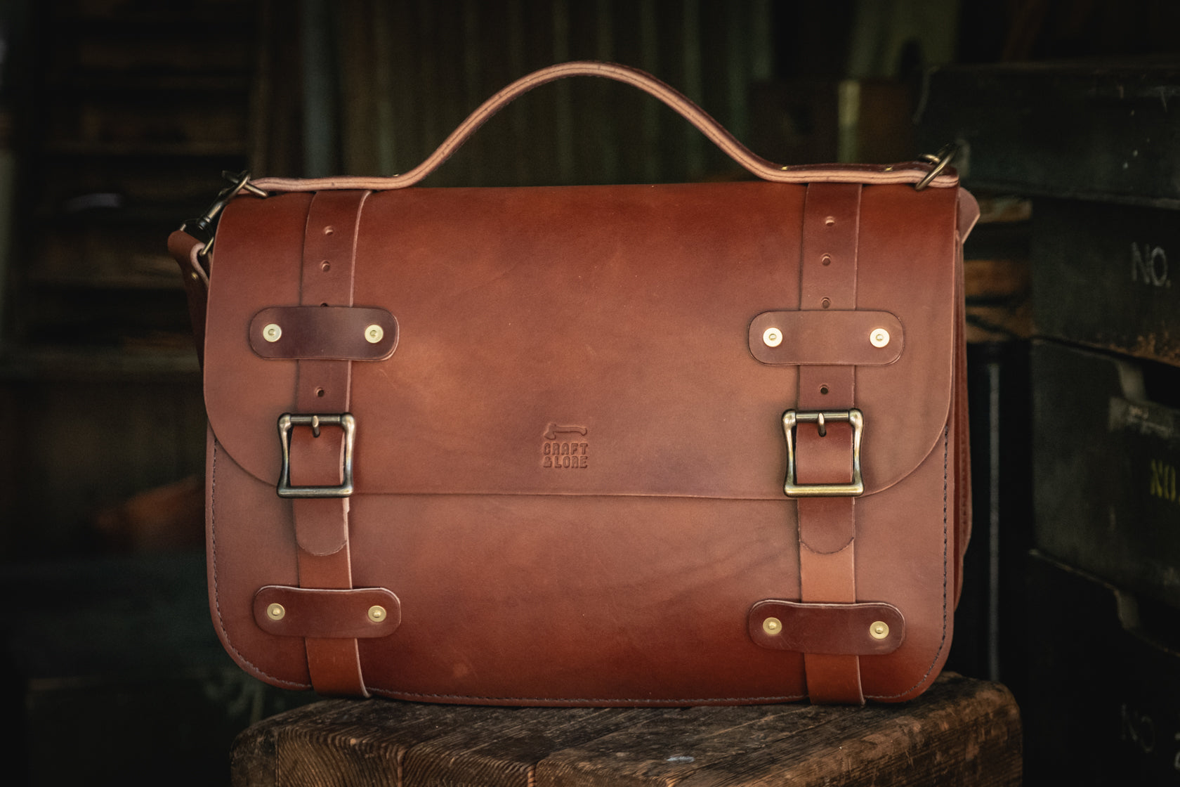 Inlander Briefcase, Quality USA Handmade Sturdy Leather Briefcase ...