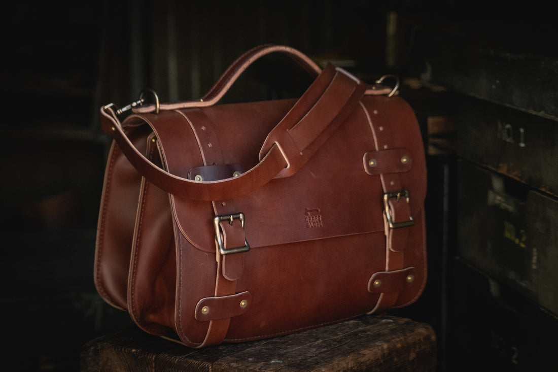 Inlander Briefcase, Quality USA Handmade Sturdy Leather Briefcase ...
