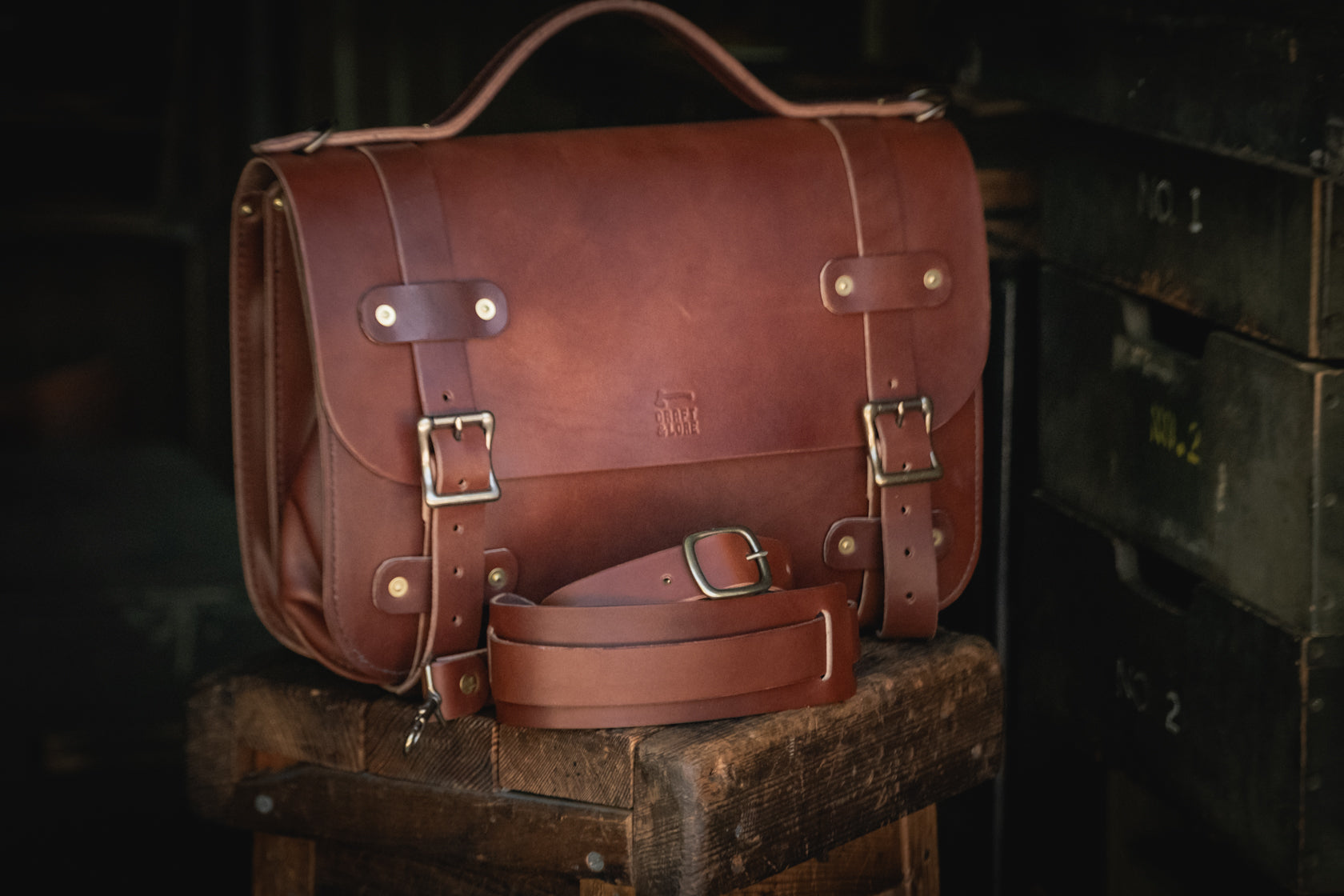 Inlander Briefcase, Quality USA Handmade Sturdy Leather Briefcase ...