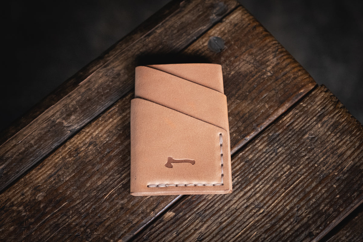 Original Port Wallet Craft and Lore handmade leather minimal card cash wallet durable hand stitched quality rugged classic