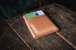 Original Port Wallet Craft and Lore handmade leather minimal card cash wallet durable hand stitched quality rugged classic