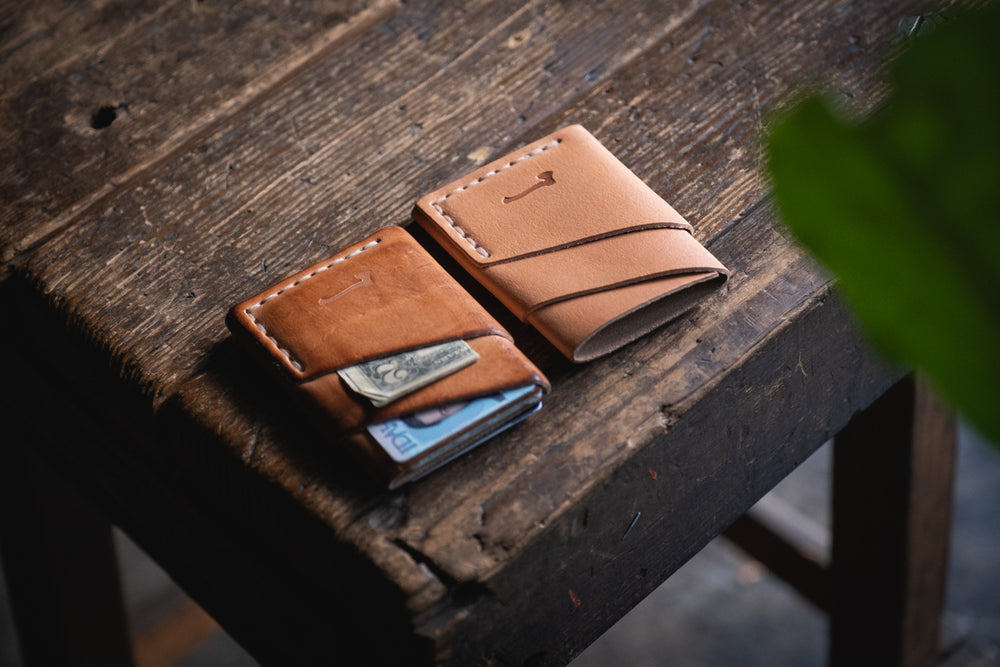 
                  
                    Original Port Wallet Craft and Lore handmade leather minimal card cash wallet durable hand stitched quality rugged classic
                  
                