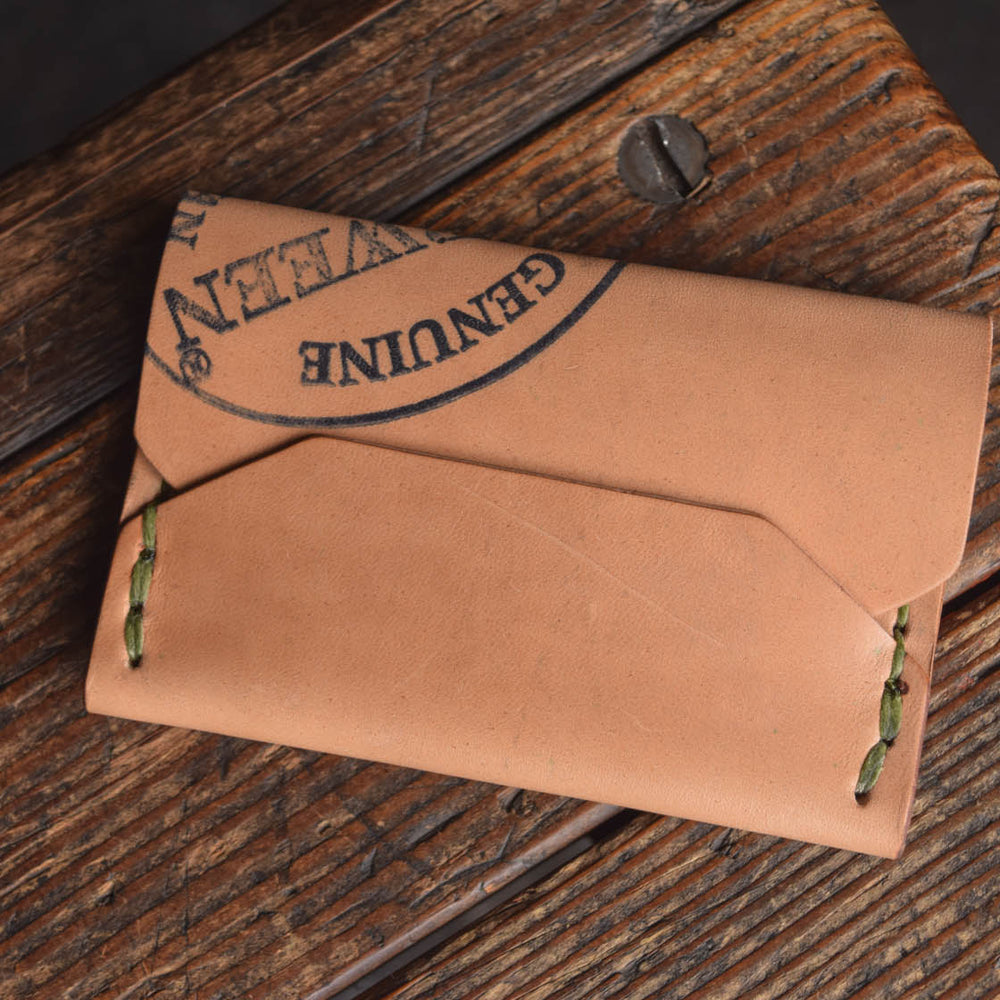 
                  
                    Horween Shell Cordovan Enfold Card Wallet by Craft and Lore Handmade
                  
                