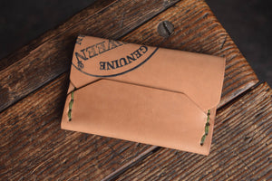 Horween Shell Cordovan Enfold Card Wallet by Craft and Lore Handmade