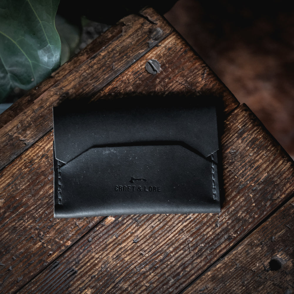 
                  
                    Enfold Wallet Horween Dublin Handmade Quality Durable Alternative Unique Original Design Style Buck Brown Wickett Craig Natural Veg Tan Patina
                  
                