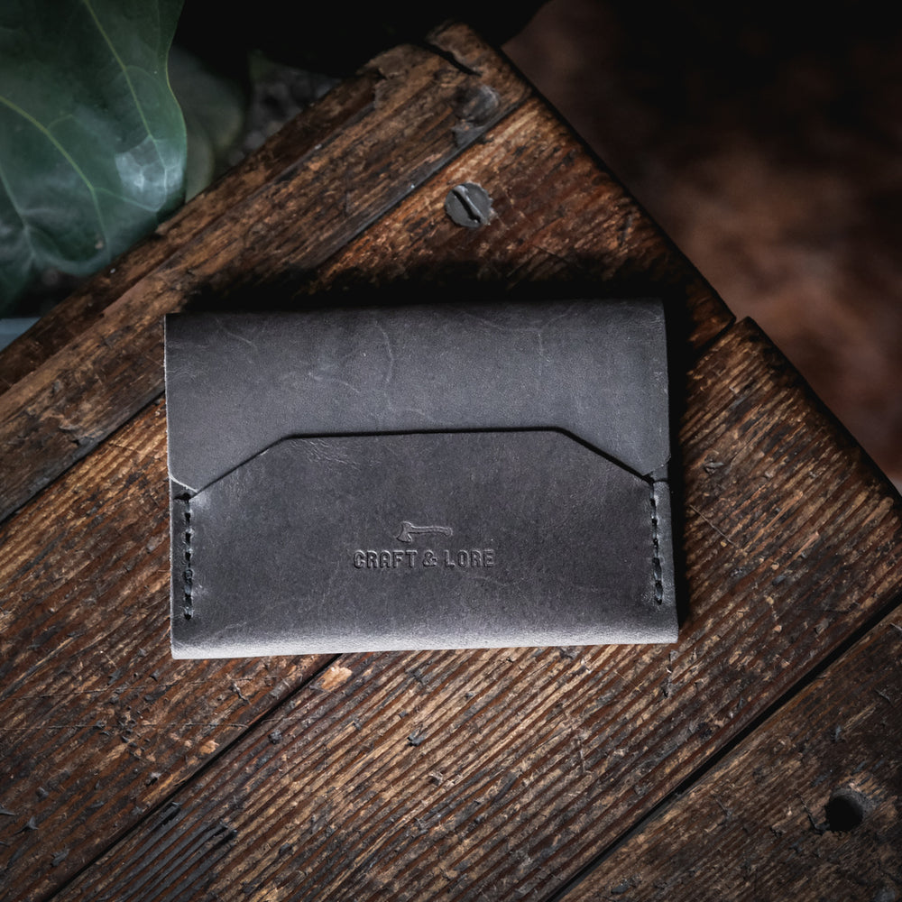 
                  
                    Enfold Wallet Horween Dublin Handmade Quality Durable Alternative Unique Original Design Style Buck Brown Wickett Craig Natural Veg Tan Patina
                  
                