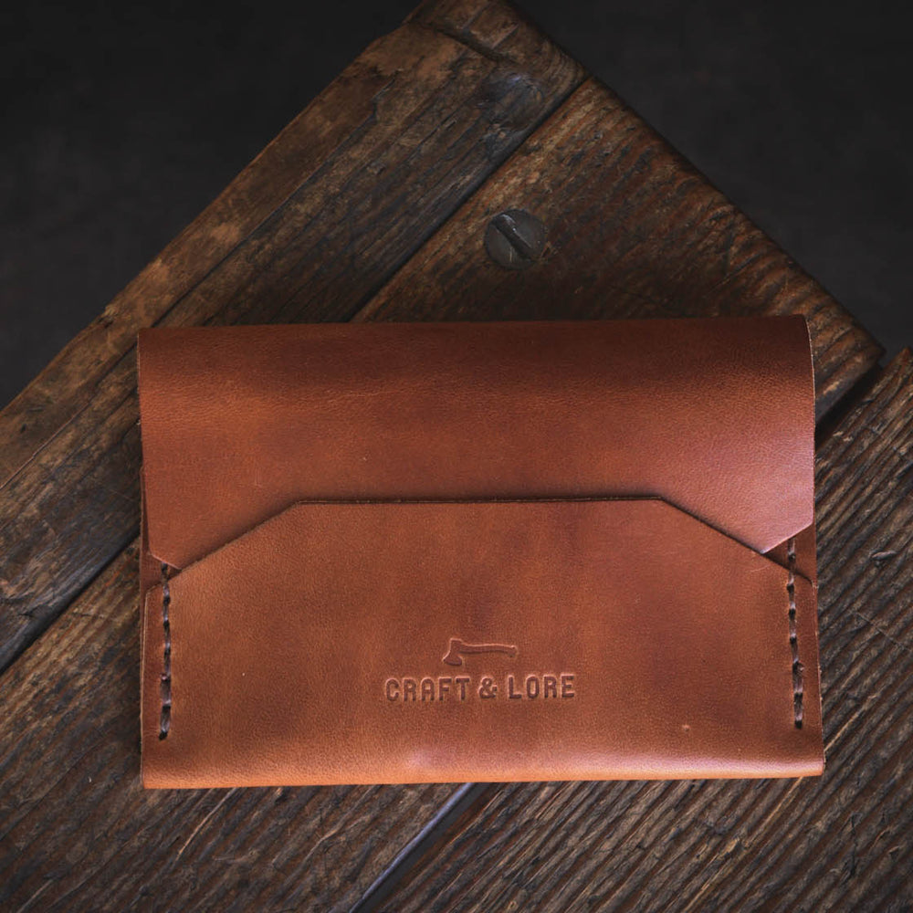 Enfold Wallet Horween Dublin Handmade Quality Durable Alternative Unique Original Design Style