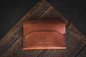 
            
                Load image into Gallery viewer, Enfold Wallet Horween Dublin Handmade Quality Durable Alternative Unique Original Design Style
            
        