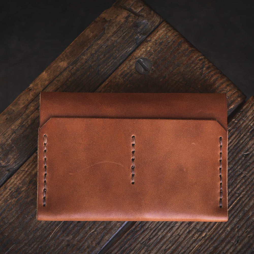 
                  
                    Enfold Wallet Horween Dublin Handmade Quality Durable Alternative Unique Original Design Style Buck Brown Wickett Craig
                  
                