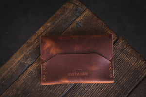 
            
                Load image into Gallery viewer, Enfold Wallet Horween Dublin Handmade Quality Durable Alternative Unique Original Design Style
            
        