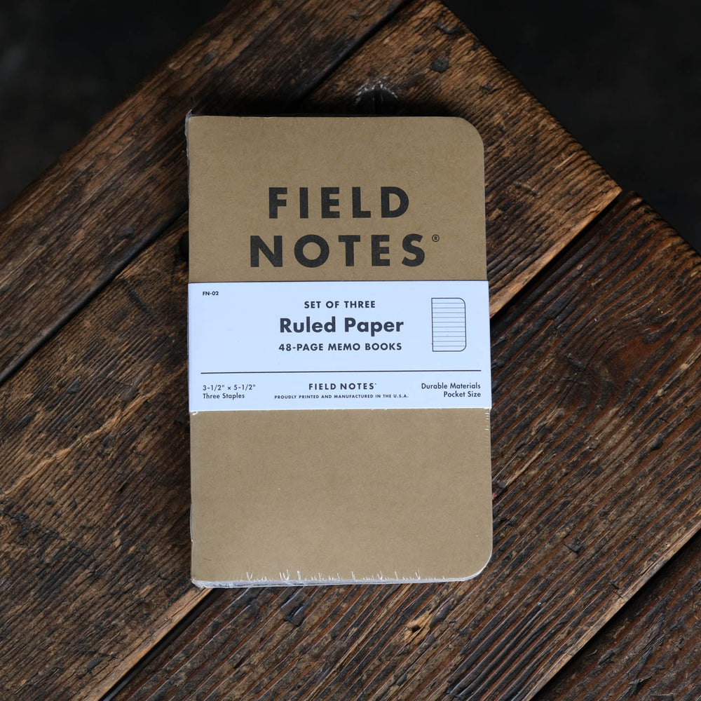 
                  
                    Field Notes Brand notebooks journal log book pocket size ruled graph
                  
                