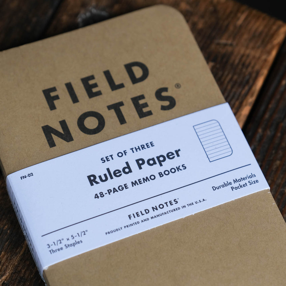 
                  
                    Field Notes Brand notebooks journal log book pocket size ruled graph
                  
                