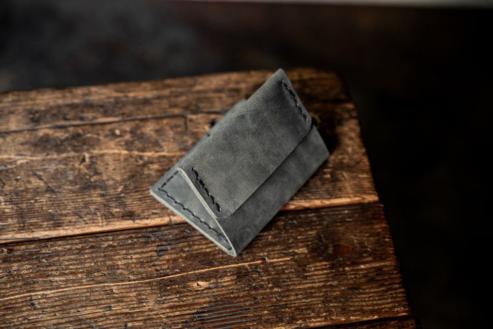 Scotch Slate - Limited Run handmade leather wallets craft and lore quality pnw northwest durable rugged usa american quality bespoke unique card minimal