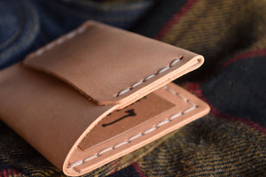 
            
                Load image into Gallery viewer, Handmade Leather Insider Wallet Quality Heirloom Craft and Lore
            
        