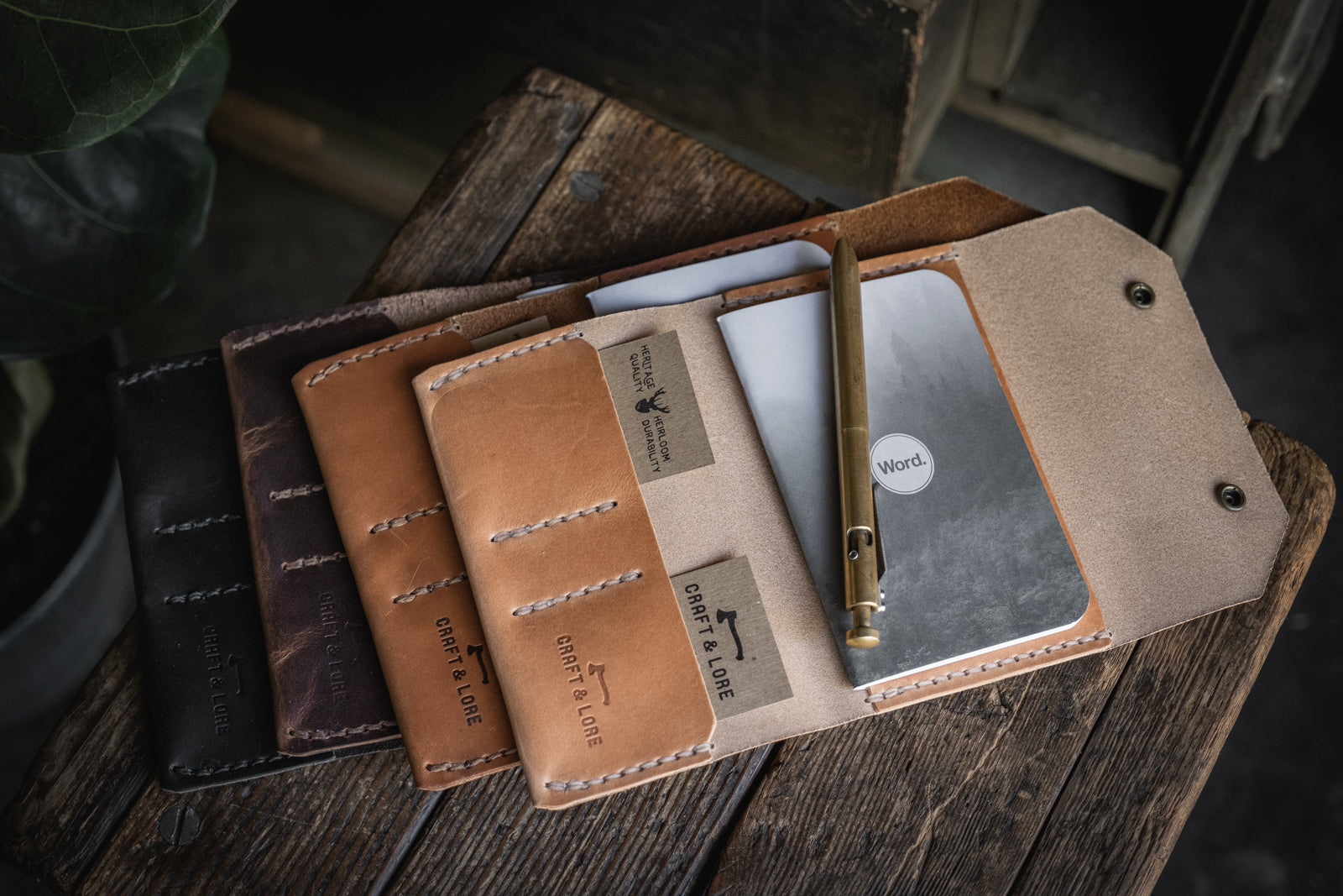 Northwestward Field Notes Handmade Leather Notebook Cover for