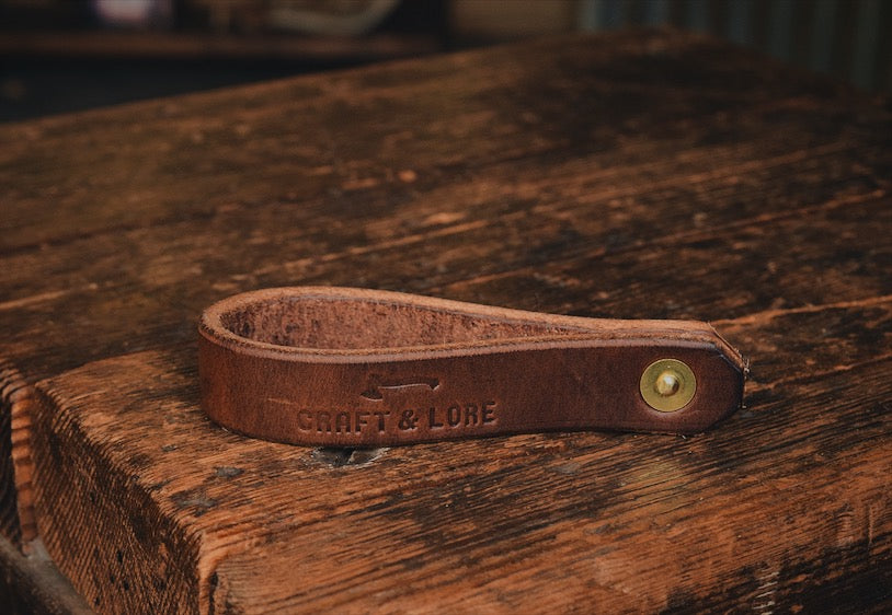 Pipe Rest, Thick Leather Rustic Pipe Rest Loop – Craft and Lore