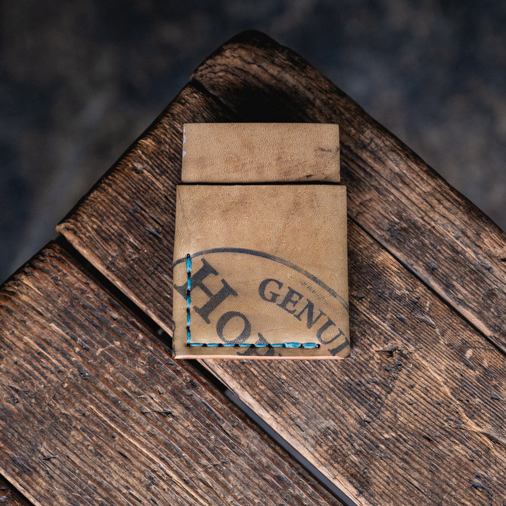 Horween Shell Cordovan Port Wallet by Craft and Lore handmade leather rugged durable minimal card pocket