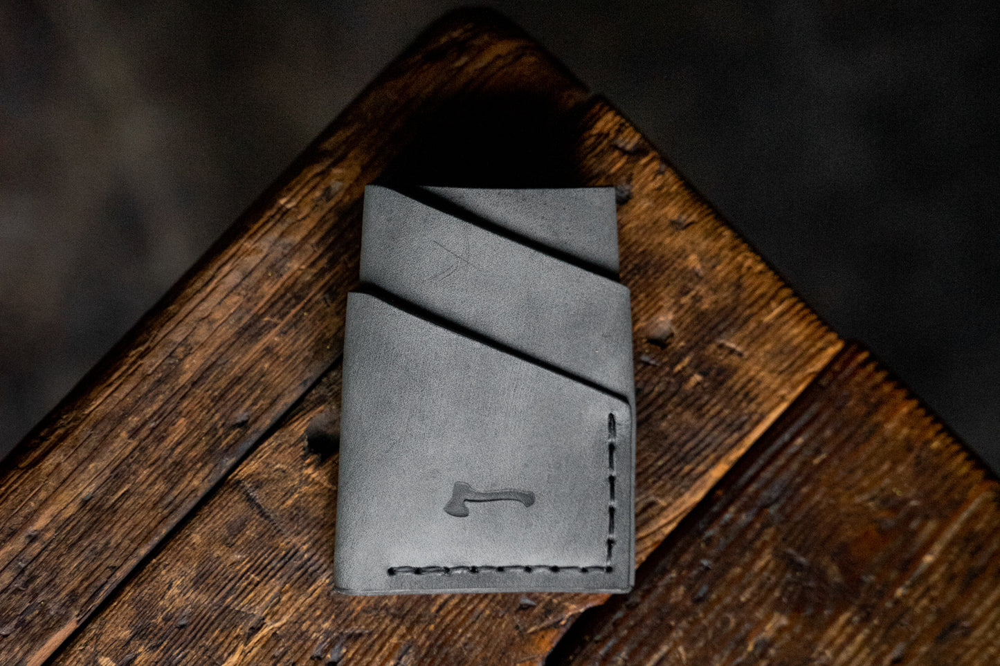 Scotch Slate - Limited Run handmade leather wallets craft and lore quality pnw northwest durable rugged usa american quality bespoke unique card minimal