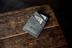 
            
                Load image into Gallery viewer, Scotch Slate - Limited Run handmade leather wallets craft and lore quality pnw northwest durable rugged usa american quality bespoke unique card minimal
            
        
