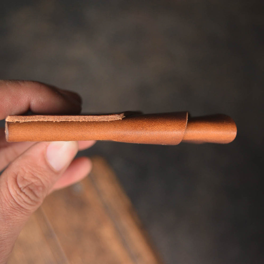 
                  
                    Port Wallet, Compact Slim Horween Chromexcel Dublin Leather Minimal Card Wallet Handmade Everyday Carry
                  
                