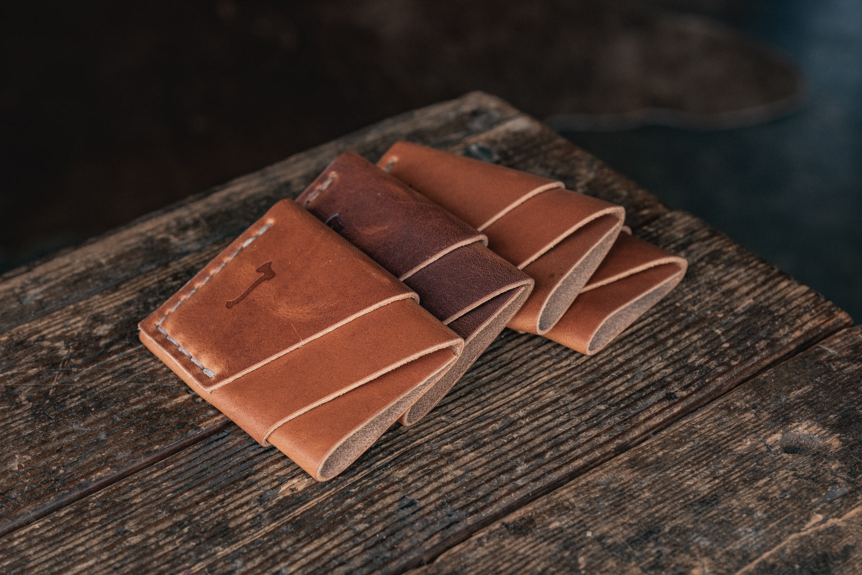 Port Wallet in Horween Chromexcel and Dublin, Minimal