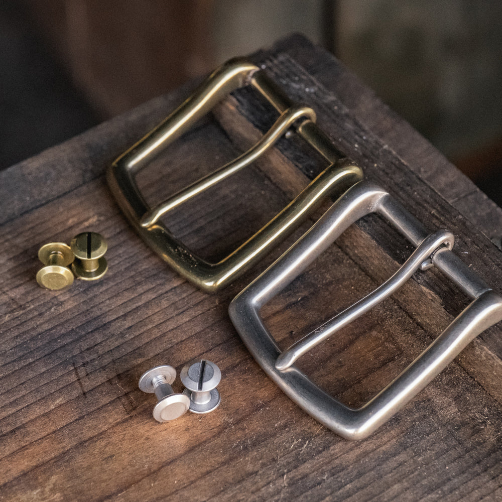 Solid Brass Strap Loop Keeper Loops - Buckles - Leather House - Fur, Buckles, Leathercraft, Tools - Foto 9