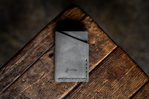 
            
                Load image into Gallery viewer, Scotch Slate - Limited Run handmade leather wallets craft and lore quality pnw northwest durable rugged usa american quality bespoke unique card minimal
            
        